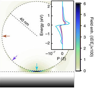 Hot carrier distributions localized to a plasmonic junction